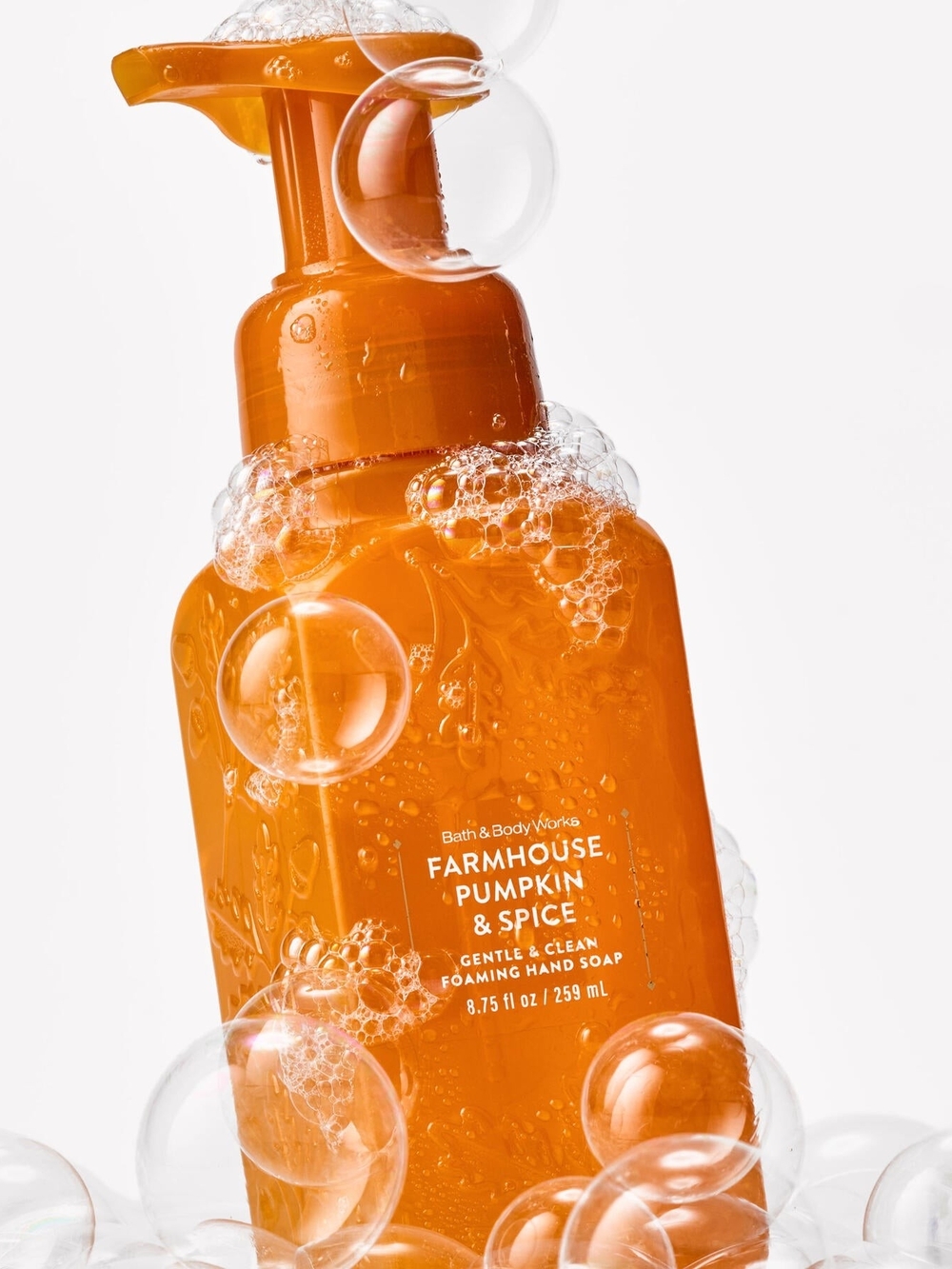 Bath & Body Works Orange Farmhouse Pumpkin & Spice Foaming Hand Soap